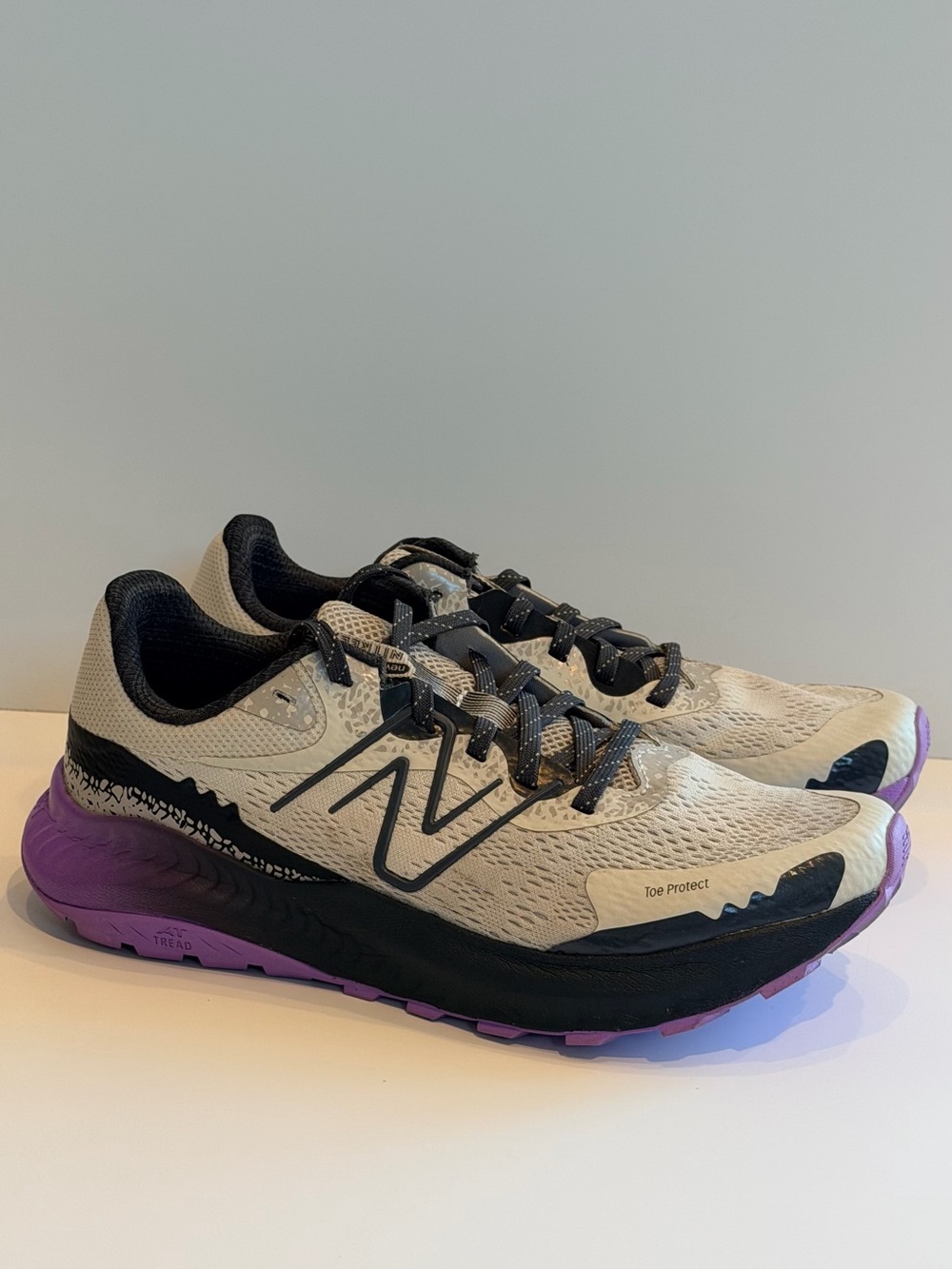 New Balance Women's Grey and Purple Trail Runners